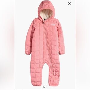 The north face baby thermoball water repellent snowsuit NWT